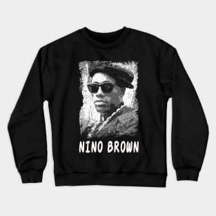 Graphic Art Nino Brown Crewneck Sweatshirt